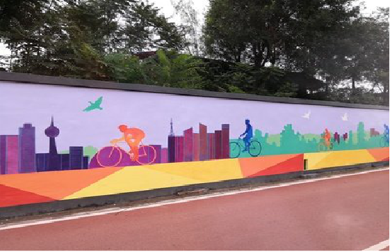 宁南墙体彩绘-围墙