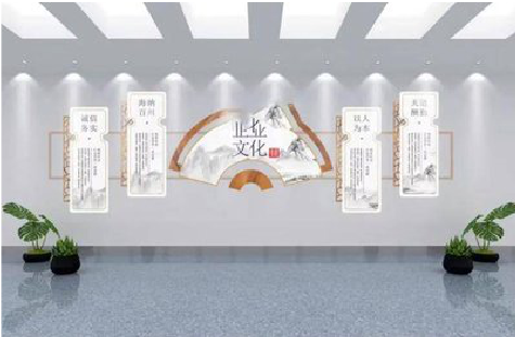 宁南企业文化墙设计的核心要素。