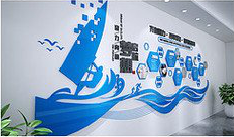 宁南海浪主题文化墙如何设计？