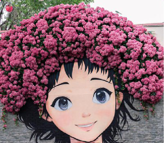 宁南墙体彩绘-网红墙打卡