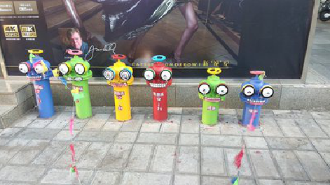 宁南商业区彩绘