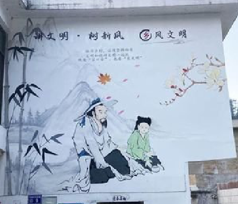 宁南分享几个墙绘保养知识。